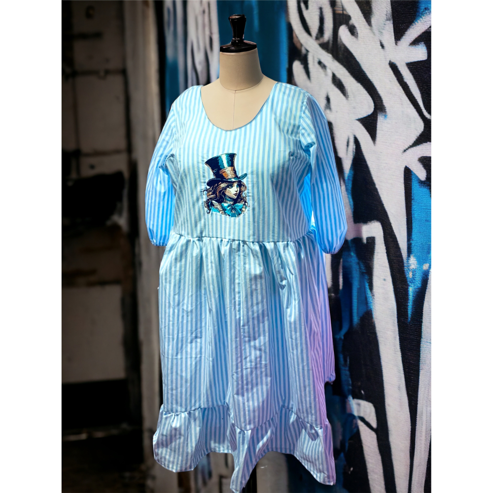 Alice in Wonderland inspired dress