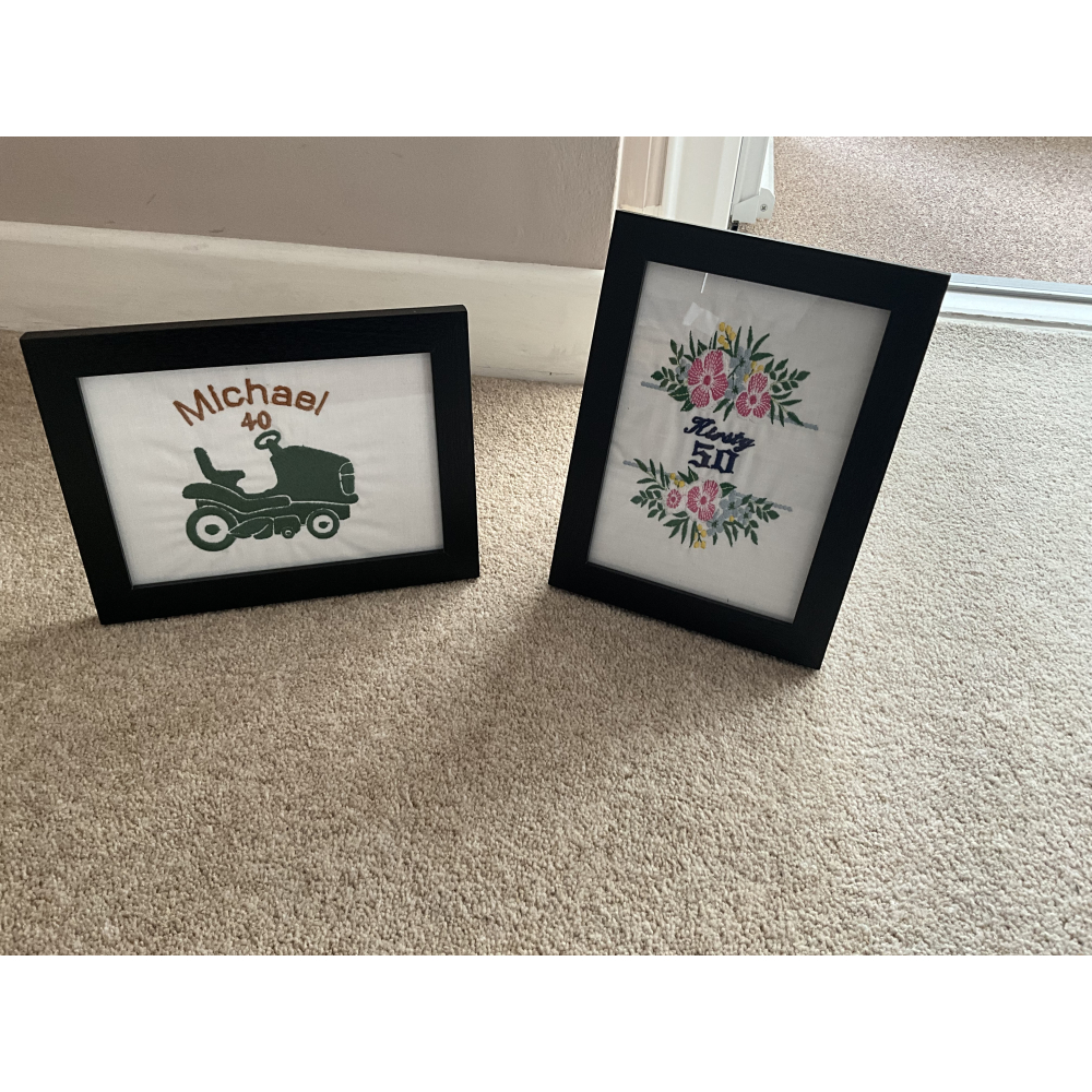 Wedding Stole & Bow and special framed greeting card projects