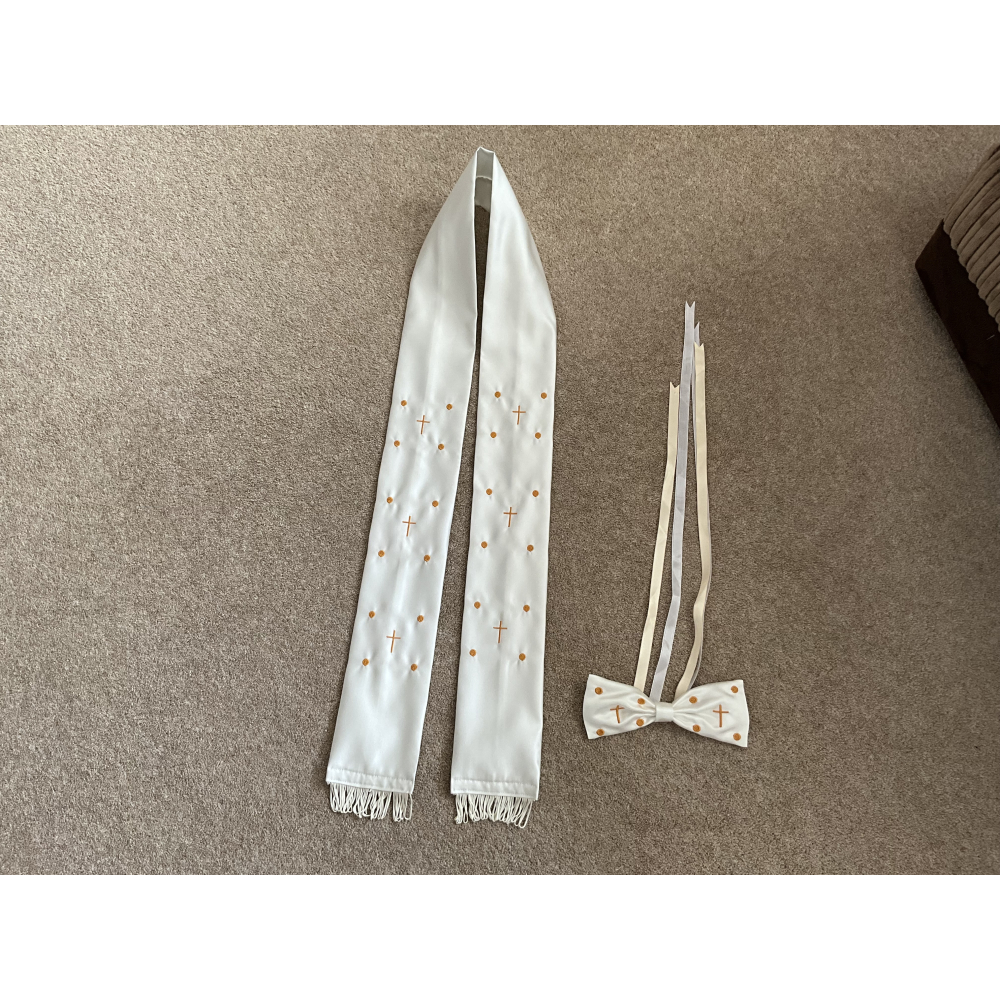 Wedding Stole & Bow and special framed greeting card projects