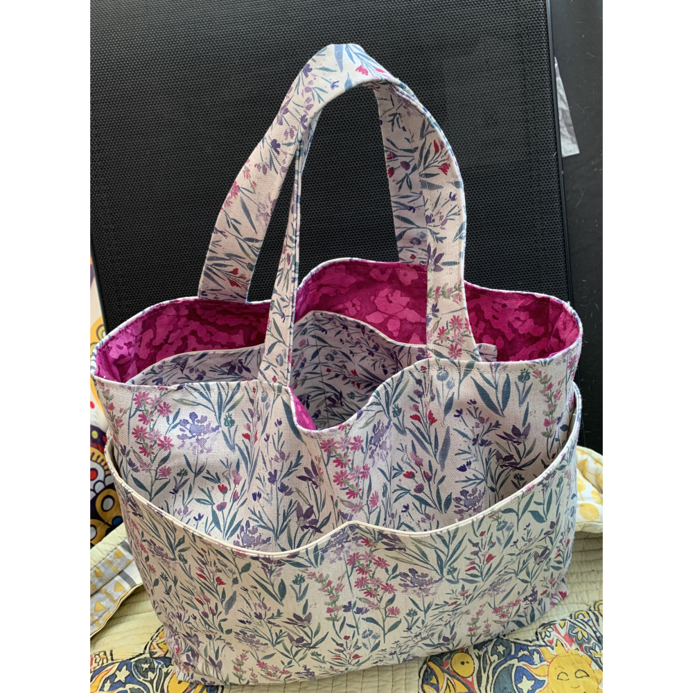 Dual use shopper/crochet bag