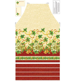 A Christmas Story Apron Fabric Panel
