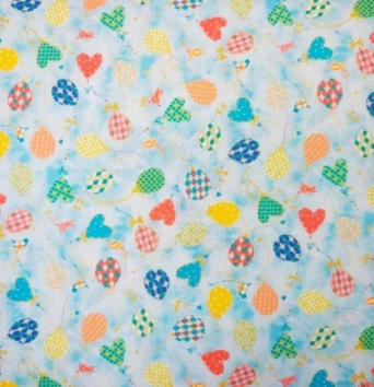 Animal Parade International Textiles on Blue Fabric