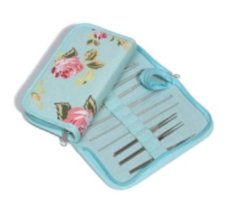 Blue Rose | Filled Crochet Hook Case