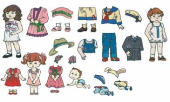 Brother Memory Card No. 51 Paper Dolls