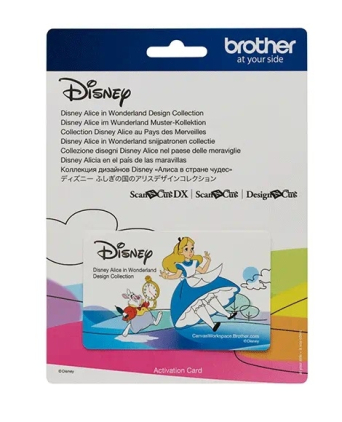 Brother ScanNCut Disney Alice in Wonderland | Design Collection | CADSNP09