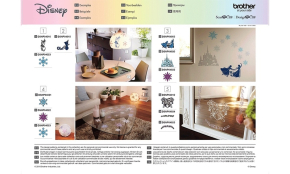 Brother ScanNCut Disney Frozen | Home Deco Collection | CADSNP04