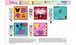 Brother ScanNCut Disney Mickey & Friends | Paper Craft Collection | CADSNP01