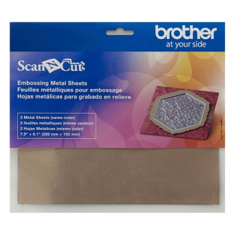 Brother ScanNCut Embossing Brass Metal Sheets | CAEBSBMS1