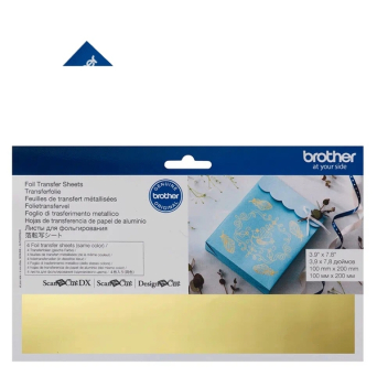 Brother ScanNCut Foil Transfer Sheets | CAFTSGLD1 - Gold