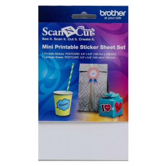 Brother ScanNCut Mini Printable Sticker Sheet Set | CAPSSMINI1
