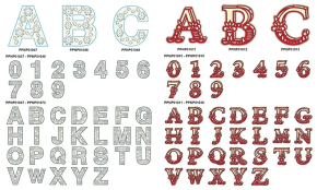 Brother ScanNCut Pig Pong Lettering Collection 1 | CAPPNP01