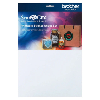 Brother ScanNCut Printable Sticker Sheet Set | CAPSS1