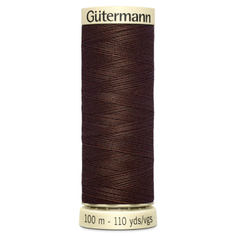 Gutermann Sew All Thread | 100m | Dark Brown 694
