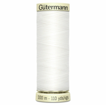 Gutermann Sew All Thread | 100m | White 800