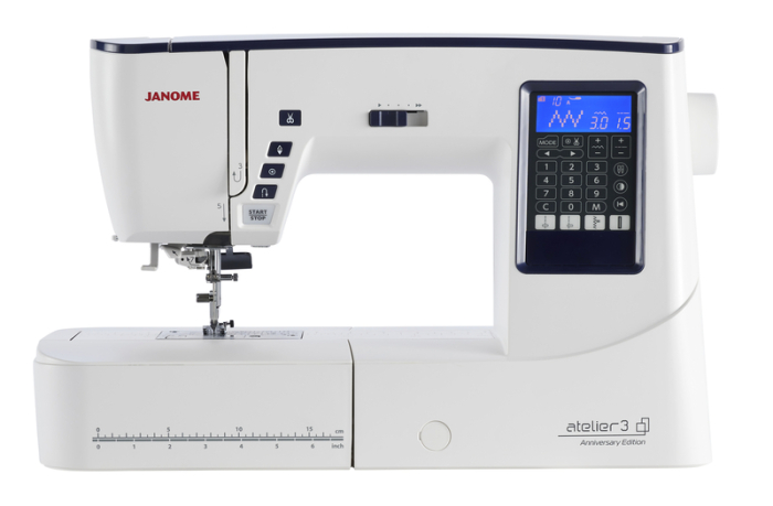 Janome Atelier 3 Anniversary Edition Sewing and Quilting Machine