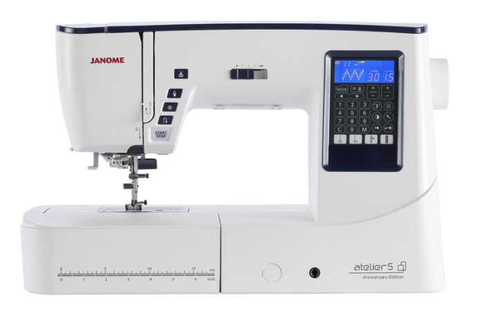 Janome Atelier 5 Anniversary Edition Sewing and Quilting Machine