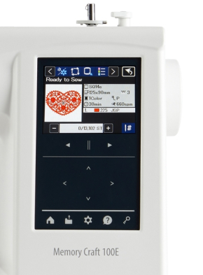 Janome Memory Craft 100E Embroidery Machine