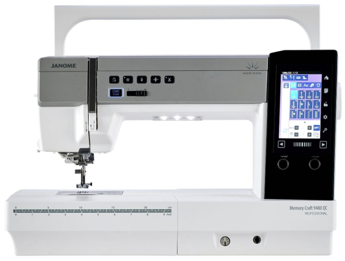 Janome Memory Craft 9480 QC Professional Sewing and Quilting Machine