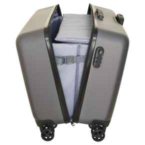 Metallic Sewing Machine Large Trolley Bag | MR6040.L.GUN