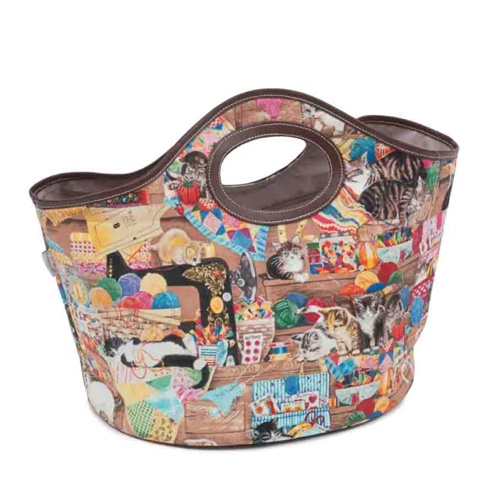 HobbyGift Craft Bag: Handheld Tote: Haby Cats | HGHHB_484