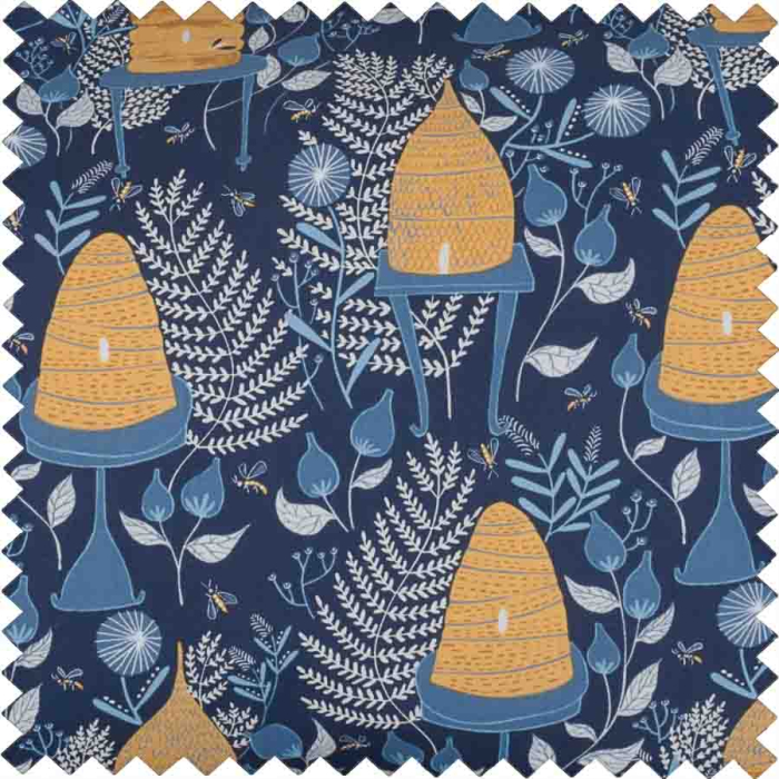 HobbyGift Classic Collection: Craft Bag with Wooden Handles: Honey Bees | HGCB_469