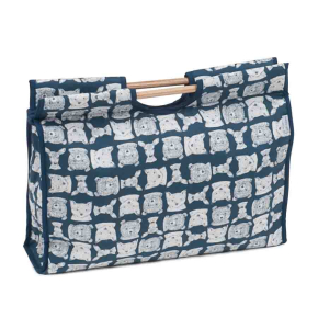 HobbyGift Classic Collection: Craft Bag with Wooden Handles: Folkstone | HGCB_463