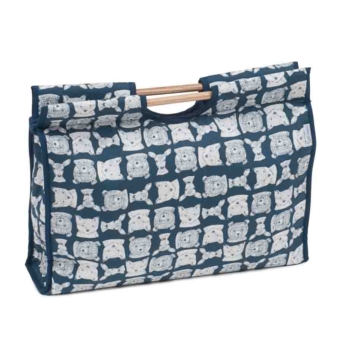 HobbyGift Classic Collection: Craft Bag with Wooden Handles: Folkstone | HGCB_463